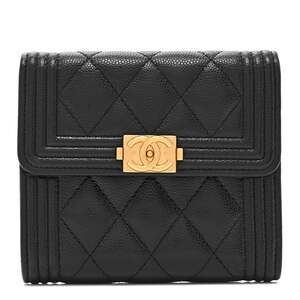 Chanel Caviar Quilted Compact Boy #247231C85B